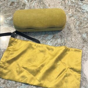 Gucci Gold Sunglasses Case